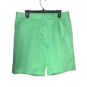Bobby Jones Men’s Green Flat Front Golf Casual Shorts Size 34